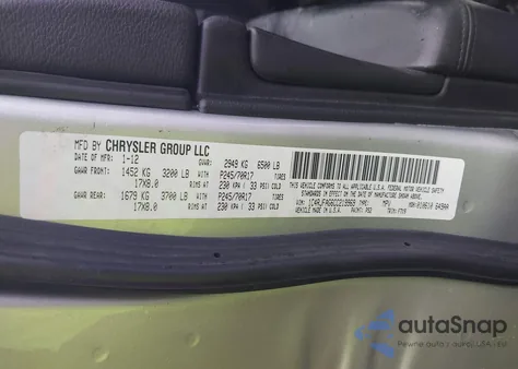 2012 Jeep Grand Cherokee Laredo from USA, damaged, VIN 1C4RJFAG6CC219969